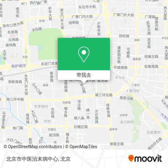北京市中医治末病中心地图