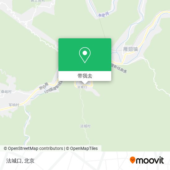 法城口地图