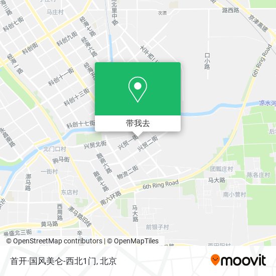 首开·国风美仑-西北1门地图