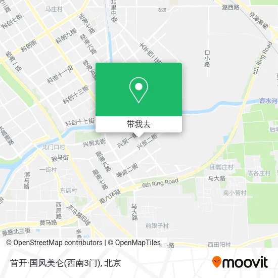 首开·国风美仑(西南3门)地图