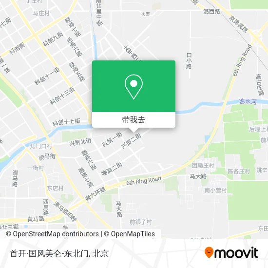 首开·国风美仑-东北门地图