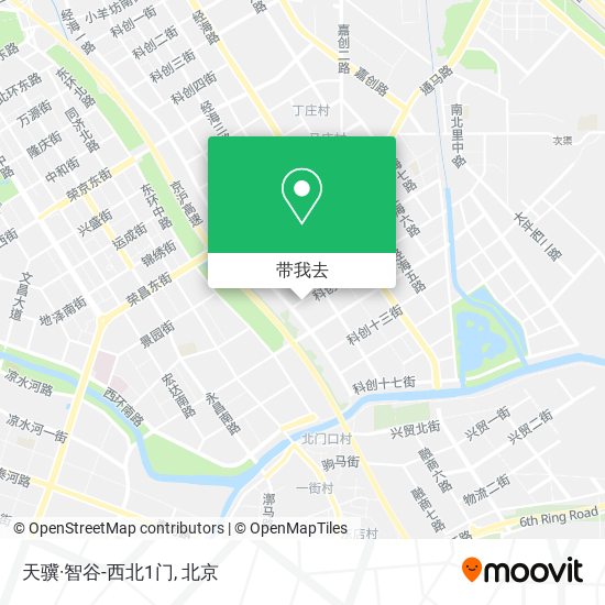 天骥·智谷-西北1门地图