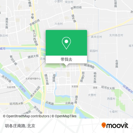 胡各庄南路地图