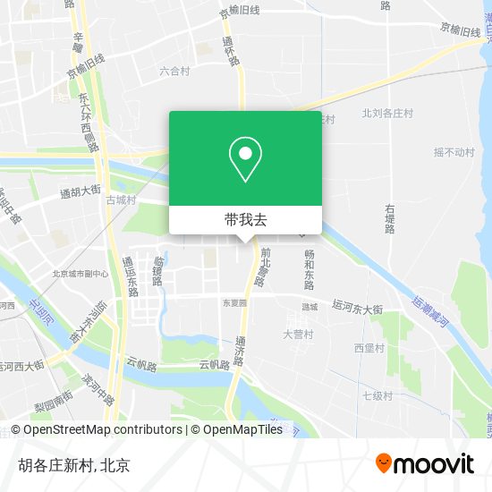 胡各庄新村地图