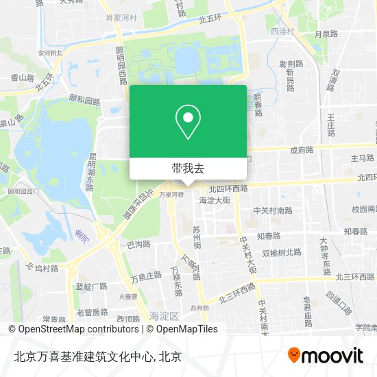 北京万喜基准建筑文化中心地图