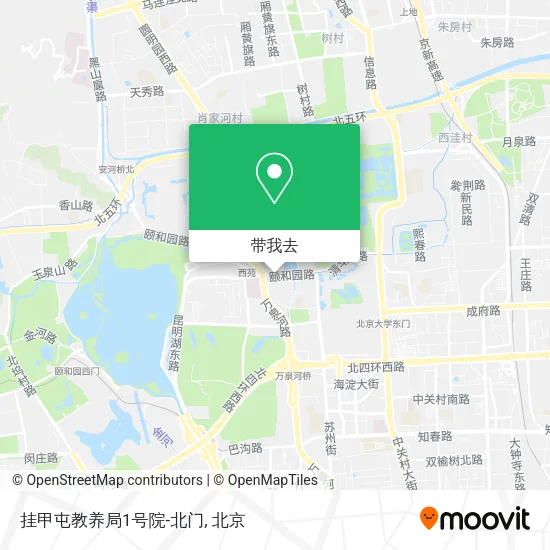 挂甲屯教养局1号院-北门地图