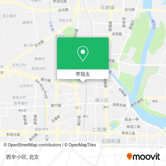西辛小区地图