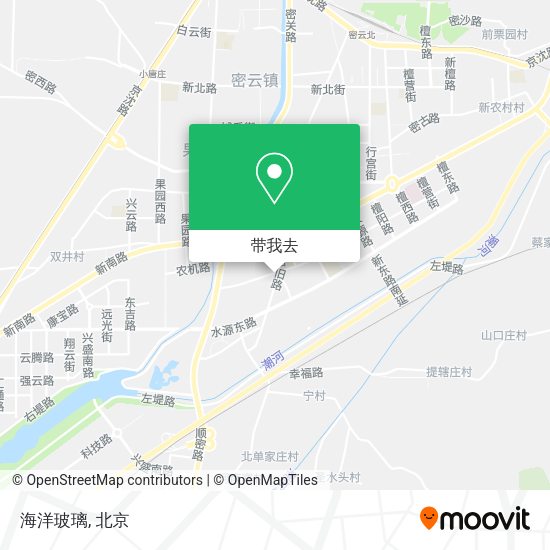 海洋玻璃地图