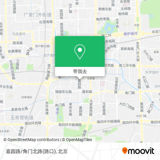 嘉园路/角门北路(路口)地图