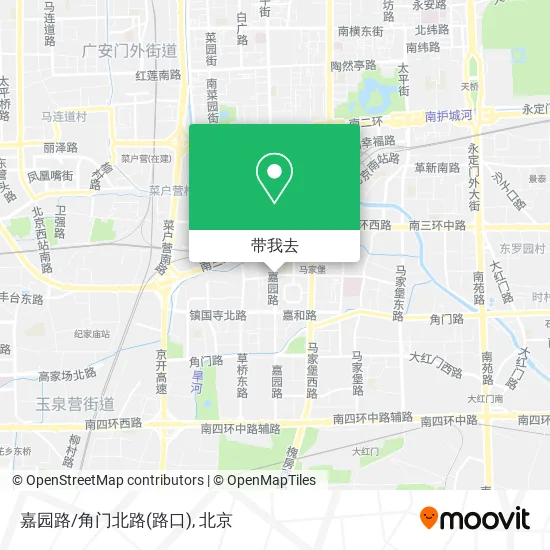 嘉园路/角门北路(路口)地图