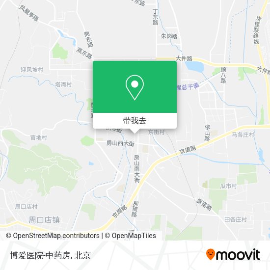 博爱医院-中药房地图