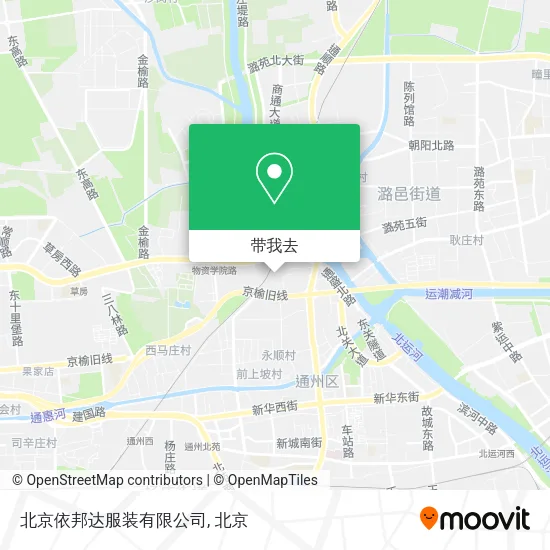 北京依邦达服装有限公司地图