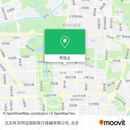 北京科兴邦达国际医疗器械有限公司地图