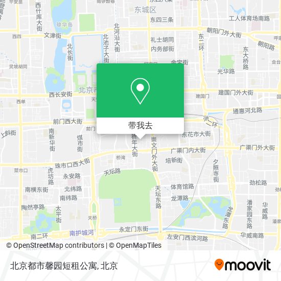 北京都市馨园短租公寓地图