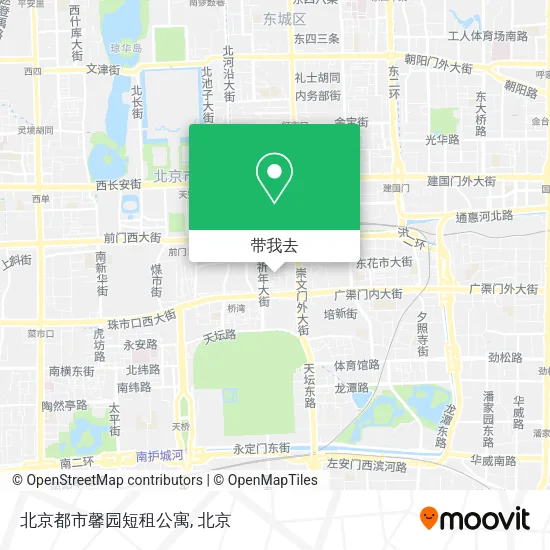 北京都市馨园短租公寓地图
