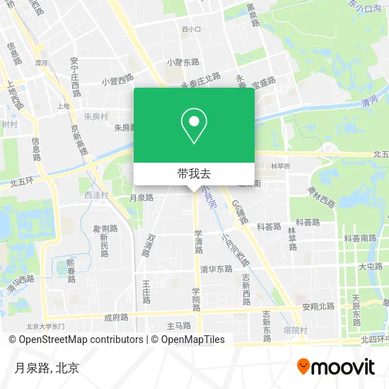 月泉路地图