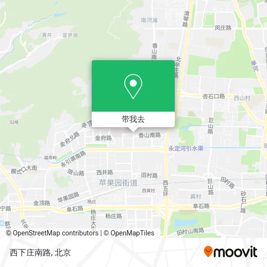 西下庄南路地图