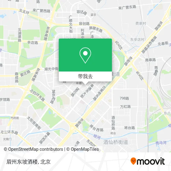 眉州东坡酒楼地图