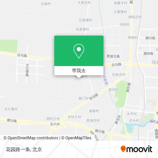 花园路一条地图