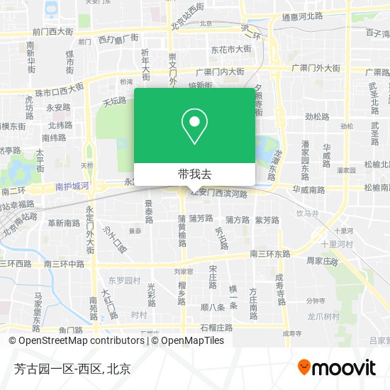 芳古园一区-西区地图