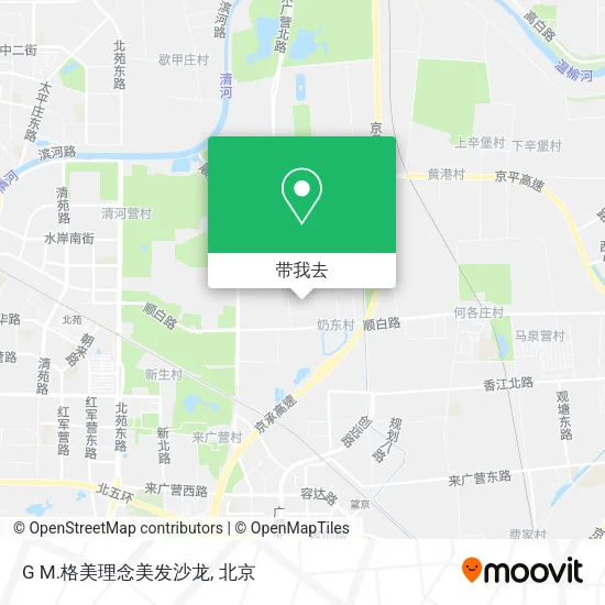 G M.格美理念美发沙龙地图