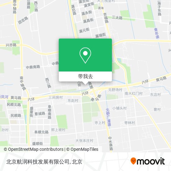 北京航润科技发展有限公司地图