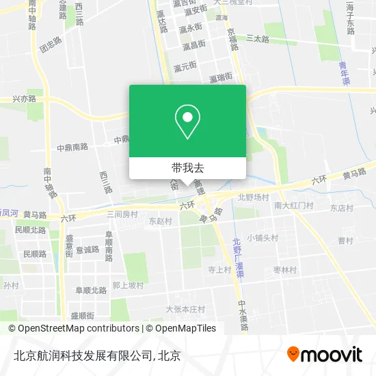 北京航润科技发展有限公司地图