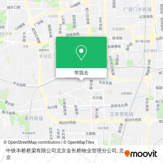 中铁丰桥桥梁有限公司北京金长桥物业管理分公司地图