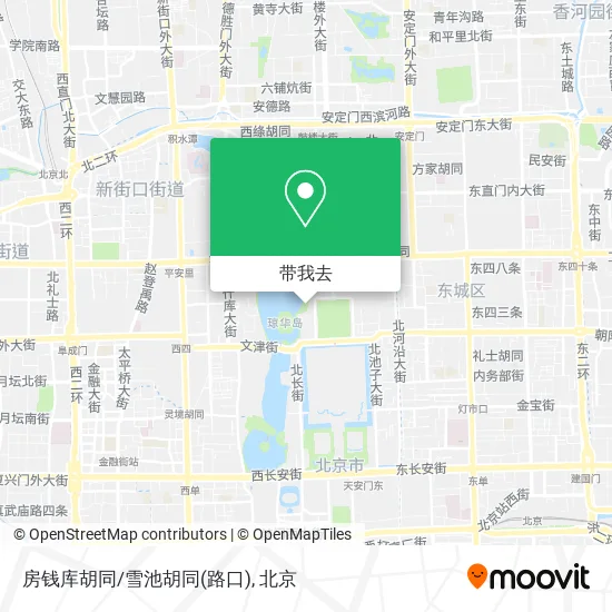 房钱库胡同/雪池胡同(路口)地图