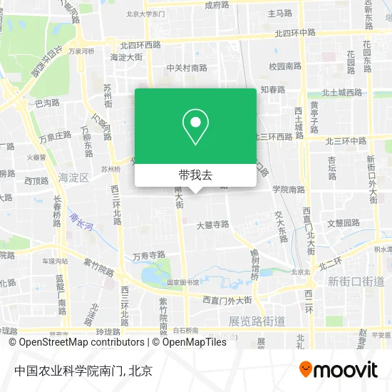 中国农业科学院南门地图
