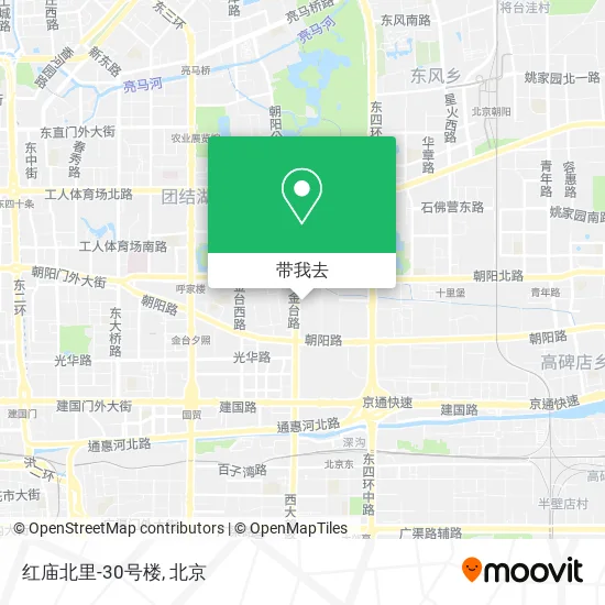 红庙北里-30号楼地图