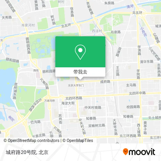 城府路20号院地图