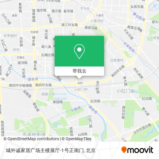 城外诚家居广场主楼展厅-1号正南门地图