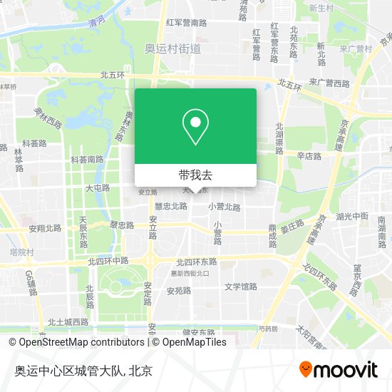奥运中心区城管大队地图
