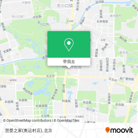 慧婴之家(奥运村店)地图
