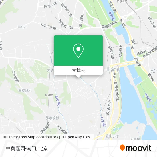 中奥嘉园-南门地图