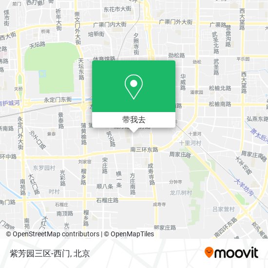 紫芳园三区-西门地图