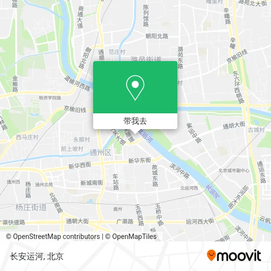长安运河地图