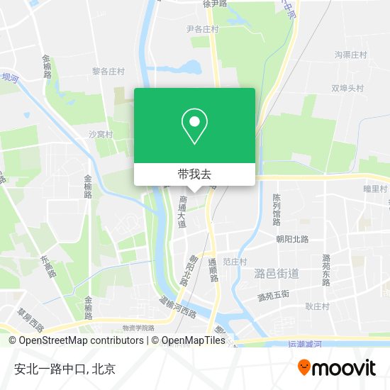 安北一路中口地图