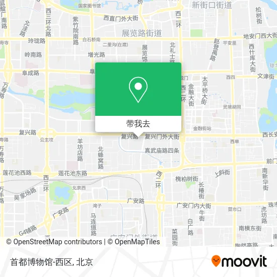 首都博物馆-西区地图