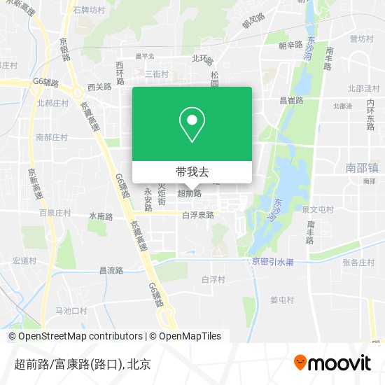 超前路/富康路(路口)地图