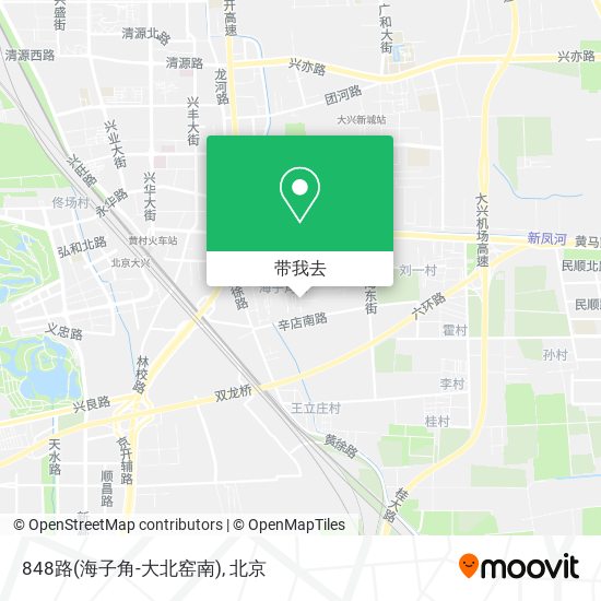 848路(海子角-大北窑南)地图