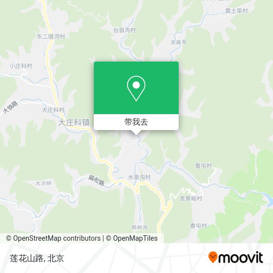 莲花山路地图