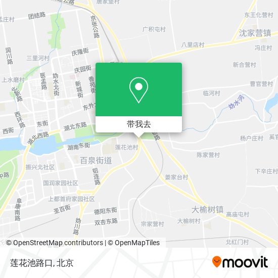 莲花池路口地图