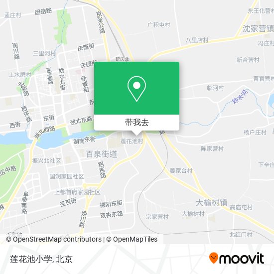 莲花池小学地图
