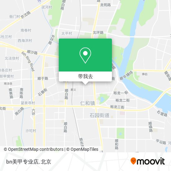 bn美甲专业店地图