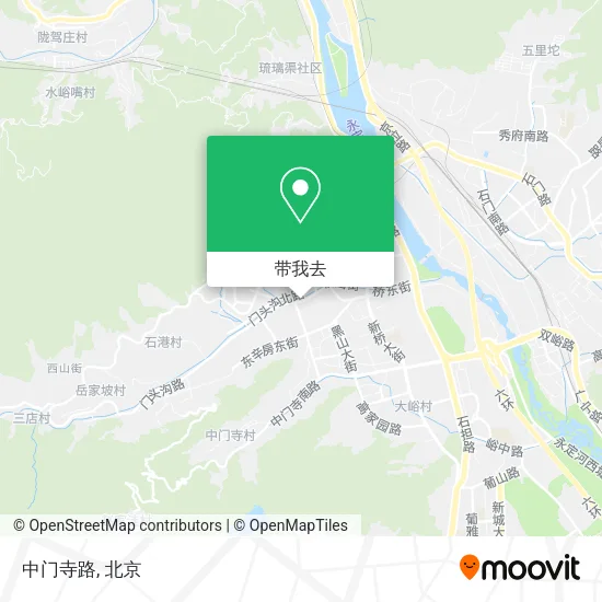 中门寺路地图