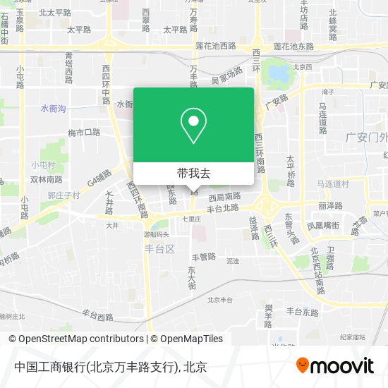 中国工商银行(北京万丰路支行)地图