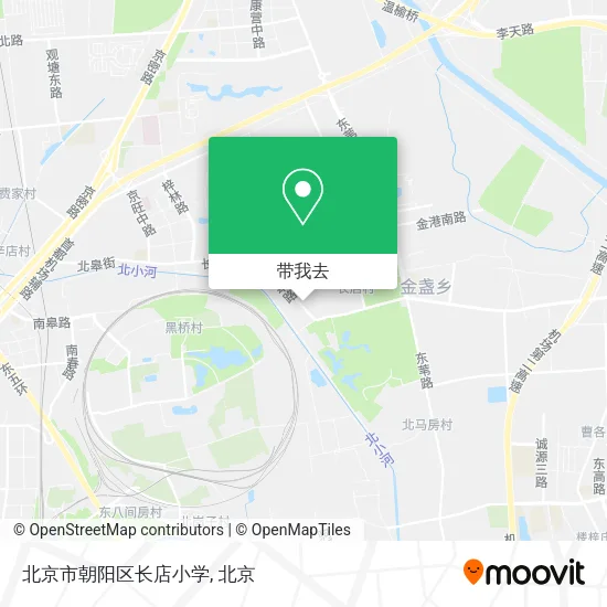 北京市朝阳区长店小学地图