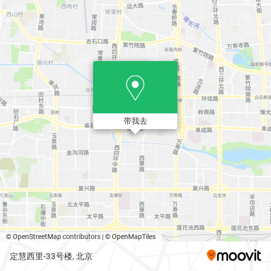 定慧西里-33号楼地图